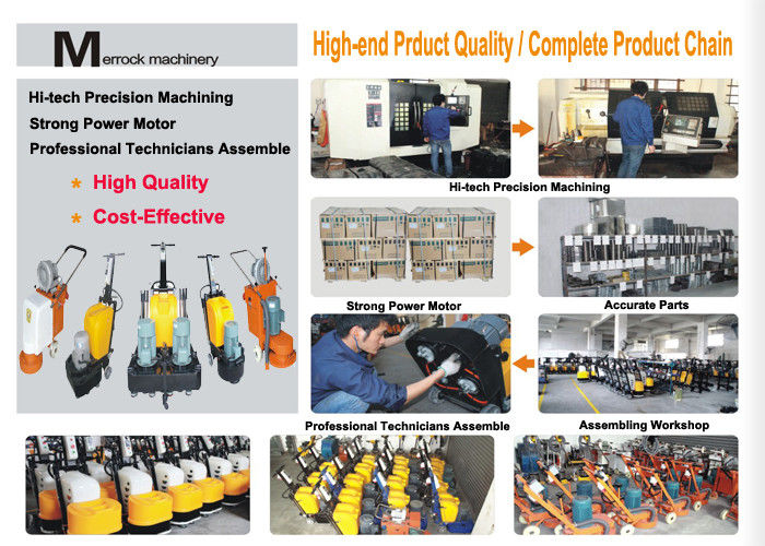 Three Phase 4KW Marble Floor Polisher / Grinder For Terrazzo / Concrete Polishing​