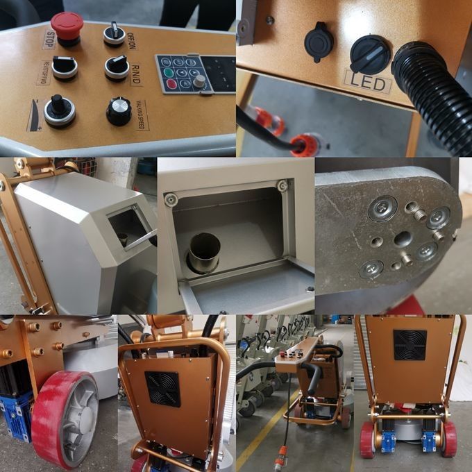 Floor Grinder 750mm Working Width For Concrete Auto Walk Planetary